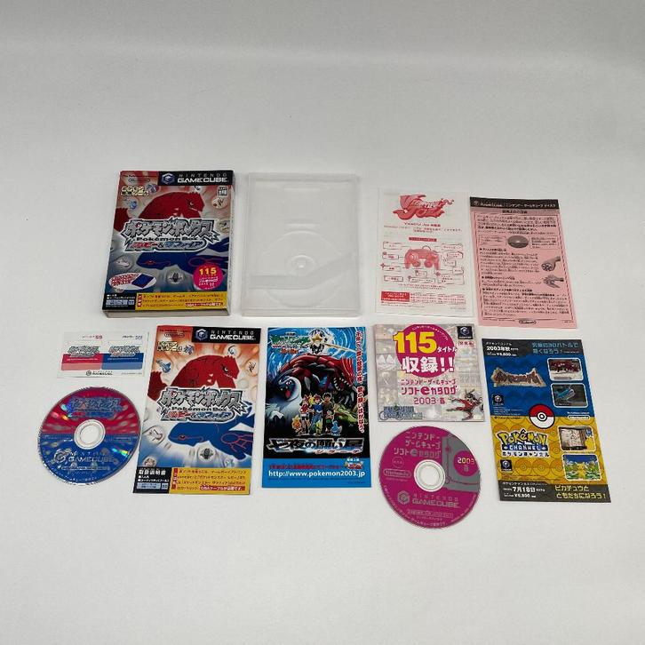 Pokemon Box: Ruby and Sapphire, Spelcomputers en Games, Games | Nintendo GameCube, Zo goed als nieuw, Avontuur en Actie, 1 speler