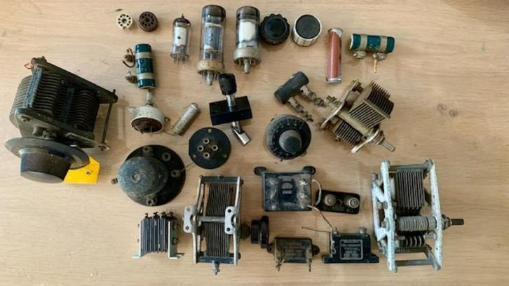 radio / zender onderdelen oud, Hobby en Vrije tijd, Elektronica-componenten, Gebruikt, Ophalen of Verzenden