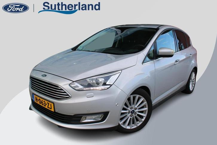 Ford C-Max 1.0 EcoBoost 125 PK Titanium | Camera | Winterpac, Auto's, Ford, Bedrijf, Te koop, C-Max, ABS, Achteruitrijcamera, Airbags