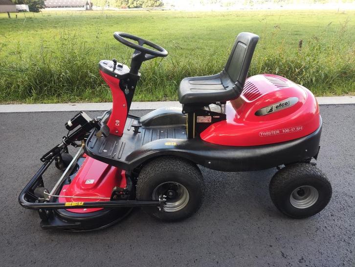 EFCO zitmaaier (type Twister 106-17,5H, B&S, hydro, 105 cm.), Tuin en Terras, Zitmaaiers, Gebruikt, 90 tot 120 cm, Elektrische starter