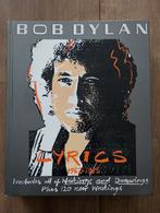 Bob Dylan: Lyrics 1962-1985 (inclusief Writings & Drawings), Bob Dylan, Artiest, Ophalen of Verzenden, Zo goed als nieuw