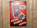 Reclamebord Douwe Egberts - Lekkere koffie 20x30, Verzamelen, Ophalen of Verzenden, Zo goed als nieuw, Reclamebord