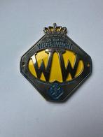 Geel ANWB embleem. A.N.W.B. logo voor een oldtimer motor., Ophalen of Verzenden, Gebruikt, Overige typen