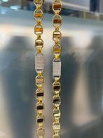 18KT Goud - 79 Gram - Ketting - PLATTE MAGNUM, Sieraden, Tassen en Uiterlijk, Kettingen, Ophalen, Nieuw, Goud, Goud