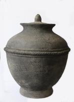 Handgemaakte robuuste stenen urn circa 5 liter., Nieuw, Ophalen of Verzenden