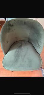 Woood vogue fauteuil groen, Huis en Inrichting, Fauteuils, Ophalen, 75 tot 100 cm, Zo goed als nieuw, Stof