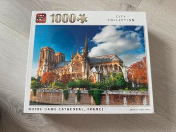 Puzzel 1000 stukjes notre dame beschikbaar voor biedingen
