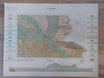 137 / Geologische kaart uit 1935 Vierlingsbeek kwartblad I beschikbaar voor biedingen