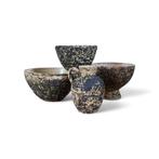 Vintage berkenbast schaal/ potje/ kan, 4 stuks beschikbaar, Ophalen of Verzenden