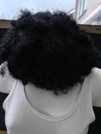 Pruik met zwart haar voor toneel of carnaval enz, Ophalen of Verzenden, Zo goed als nieuw, Carnaval, Accessoires