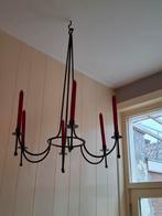 Metalen hangkandelaar, Huis en Inrichting, Woonaccessoires | Kandelaars en Kaarsen, Ophalen, Zwart, Zo goed als nieuw, Metaal