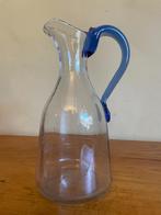 Art Deco 1930 Waterkan Water Karaf Frans Blauw, Antiek en Kunst, Antiek | Glas en Kristal, Ophalen of Verzenden
