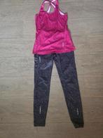 Craft sport broek en sport top als nieuw maat s, Ophalen of Verzenden, Zo goed als nieuw, Zwart