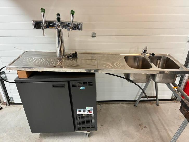 Complete biertapset thuistap serrco fustkoeling lekblad bier, Witgoed en Apparatuur, Thuistaps, Zo goed als nieuw, Overige merken