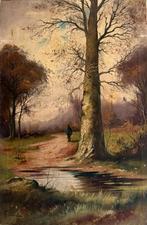 2 schilderijen van Flobert, Antiek en Kunst, Kunst | Schilderijen | Klassiek, Ophalen of Verzenden