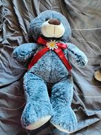 Blauwe knuffelbeer bijna gratis, Ophalen, Zo goed als nieuw, Beer