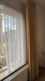 Glasgordijnen 2 stuks 176 lang en 85 cm breed, Huis en Inrichting, Stoffering | Gordijnen en Lamellen, Gebruikt, Wit, 150 tot 200 cm