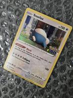 Cosmos Holo Snorlax 055/078 Pokemon GO Gift Tin Promo, Ophalen of Verzenden, Zo goed als nieuw, Losse kaart, Foil