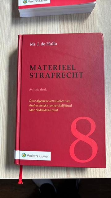 J. de Hullu - Materieel strafrecht 8e druk beschikbaar voor biedingen