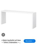 Malm bedtafel 180cm gezocht., Zo goed als nieuw, Ophalen