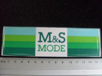 sticker M&S mode logo beschikbaar voor biedingen