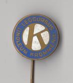 Krommenie Legcurses Linoleum speldje, Gebruikt, Niet vindbaar, Niet vindbaar, Speldje of Pin