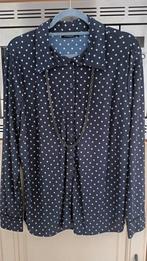 Dayz Travelstof Blouse Maat 44 blauw/wit, Kleding | Dames, Blouses en Tunieken, Blauw, Maat 42/44 (L), Ophalen of Verzenden, Zo goed als nieuw