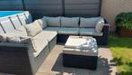 Prachtig Royal Lifestyle loungeset/hoekbank, Ophalen, Zo goed als nieuw, Wicker, Hocker