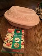 Nieuwe grote Römertopf met receptenboek., Ophalen of Verzenden, Nieuw, Overige materialen, Overige typen