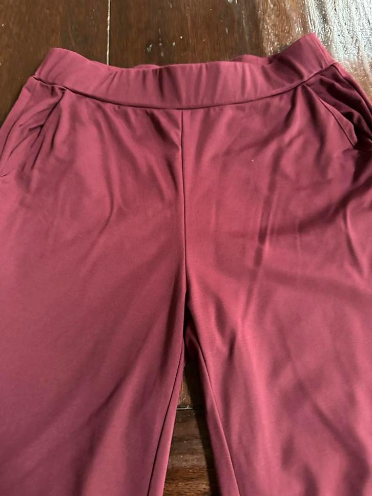 Plein Publique travel pantalon - broek - Maat S, Kleding | Dames, Broeken en Pantalons, Zo goed als nieuw, Maat 36 (S), Rood, Lang