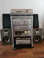 Vintage Akai stereo toren., Cassettedeck, Zo goed als nieuw, Ophalen, Akai