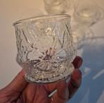 Vintage Anchor Hocking "Rainflower" Old Fashioned Glazen 5x, Ophalen of Verzenden