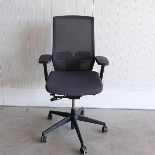 Konig Neurath Jet 2 bureaustoel, Netweave, Zwart, NPR1813, Huis en Inrichting, Bureaustoelen, Gebruikt, Bureaustoel, Zwart, Ergonomisch