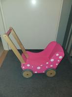 Poppenwagen, Kinderen en Baby's, Speelgoed | Houten speelgoed, Ophalen, Gebruikt, Duw- of Trekspeelgoed