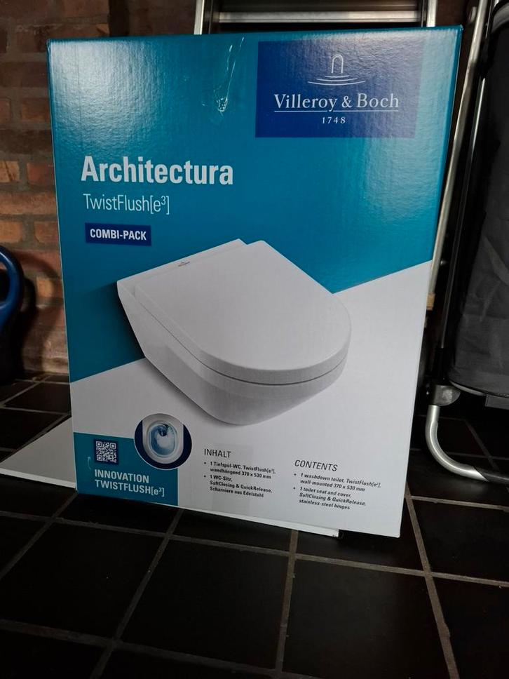 Villeroy en Boch architectura twistflush E3, Doe-het-zelf en Verbouw, Sanitair, Nieuw, Toilet, Ophalen