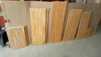 Massief beukenhouten bladen, 28 mm. dik., Doe-het-zelf en Verbouw, Platen en Panelen, Ophalen, Zo goed als nieuw, Hout, 20 tot 50 mm