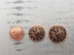 Andorra 1, 2, 5 eurocent 2017 UNC, Postzegels en Munten, Munten | Europa | Euromunten, Ophalen of Verzenden, Overige landen, Overige waardes