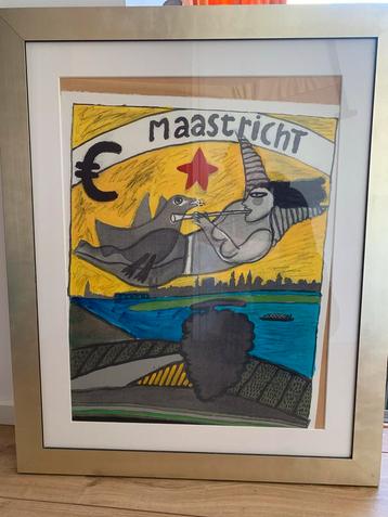 Corneille lithografie- Hommage a Maastricht beschikbaar voor biedingen