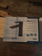 Blaufoss wastafelkraan zwart incl afvoerplug, Doe-het-zelf en Verbouw, Ophalen of Verzenden, Nieuw, Wastafel