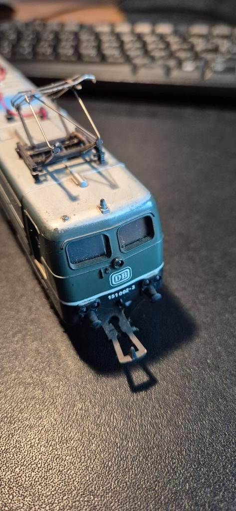 Lima DB 151 002-5 Locomotief, Hobby en Vrije tijd, Modeltreinen | H0, Gebruikt, Locomotief, Lima, Ophalen