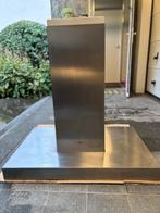 Pilgrim afzuigkap RVS 90cm, Ophalen, Gebruikt, 400 tot 600 m³ per uur, Eilandschouwkap