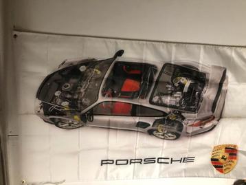 Vlag met porsche targa nieuw loods garage beschikbaar voor biedingen