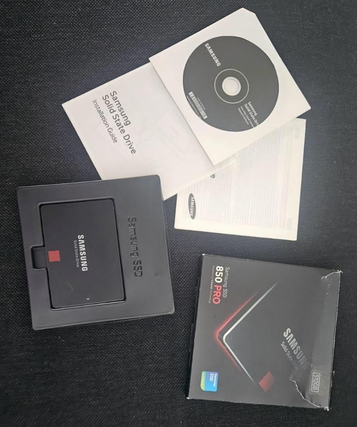 Samsung SSD 850 Pro 512GB –Supersnelle en betrouwbare opslag, Computers en Software, Harde schijven, Nieuw, Laptop, Intern, SSD