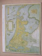 Antieke Kaart Hollandiae Antiquorum van Abraham Ortelius, Ophalen of Verzenden, Voor 1800, Nederland, Landkaart