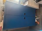 Ikea kast blauw softclose, Ophalen, Gebruikt