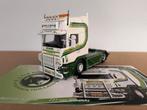 Tekno Scania Patrick Van Den Hoeven, Hobby en Vrije tijd, Modelauto's | 1:50, Ophalen of Verzenden, Zo goed als nieuw, Bus of Vrachtwagen