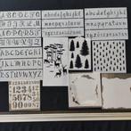 Stencils set 150, Hobby en Vrije tijd, Kaarten | Zelf maken, Ophalen of Verzenden, Zo goed als nieuw, Overige thema's, Pons of Mal