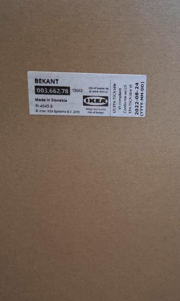 hoekbureau Ikea Bekant zwart 160 breed - afbeelding 10
