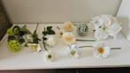 Witte kunst bloemen, Ophalen of Verzenden, Zo goed als nieuw