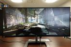 LG 34 inch Curved UltraWide QHD IPS Monitor 34UC87M-B, In hoogte verstelbaar, Thunderbolt, Zo goed als nieuw, 61 t/m 100 Hz